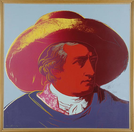 Andy Warhol - Goethe - Rahmenbild