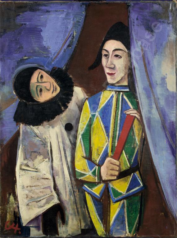 Pierrot und Harlekin...