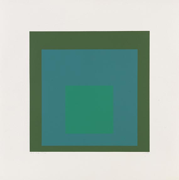 Josef Albers - 6 Bll.: Homage to the Square - Weitere Abbildung