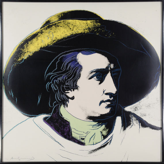 Andy Warhol - Goethe - Rahmenbild