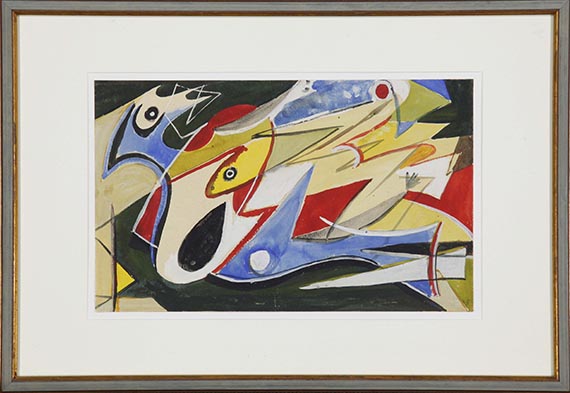 Ernst Wilhelm Nay - Seejungfrau - Rahmenbild