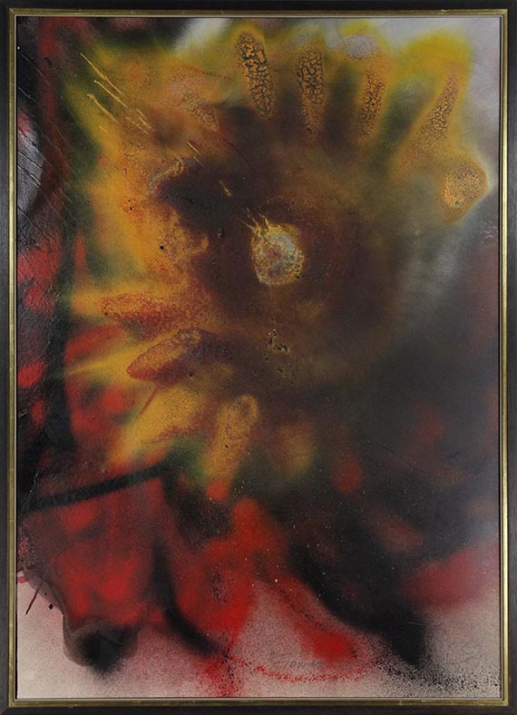 Otto Piene - Flower Sun - Rahmenbild
