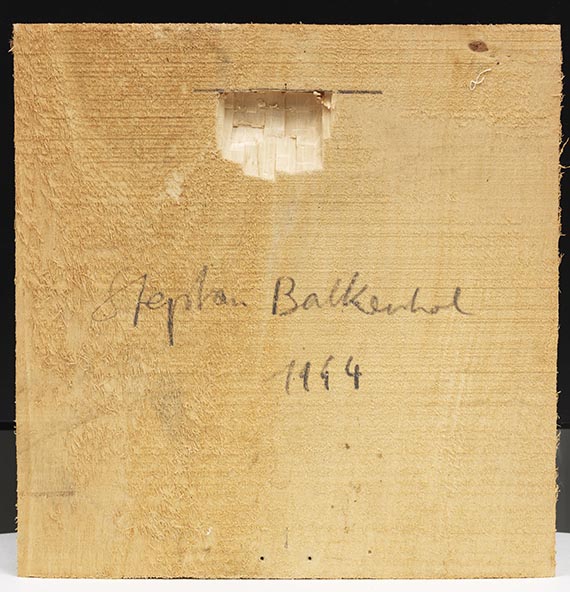 Stephan Balkenhol - Vier Kopfreliefs, Frauen - Rückseite