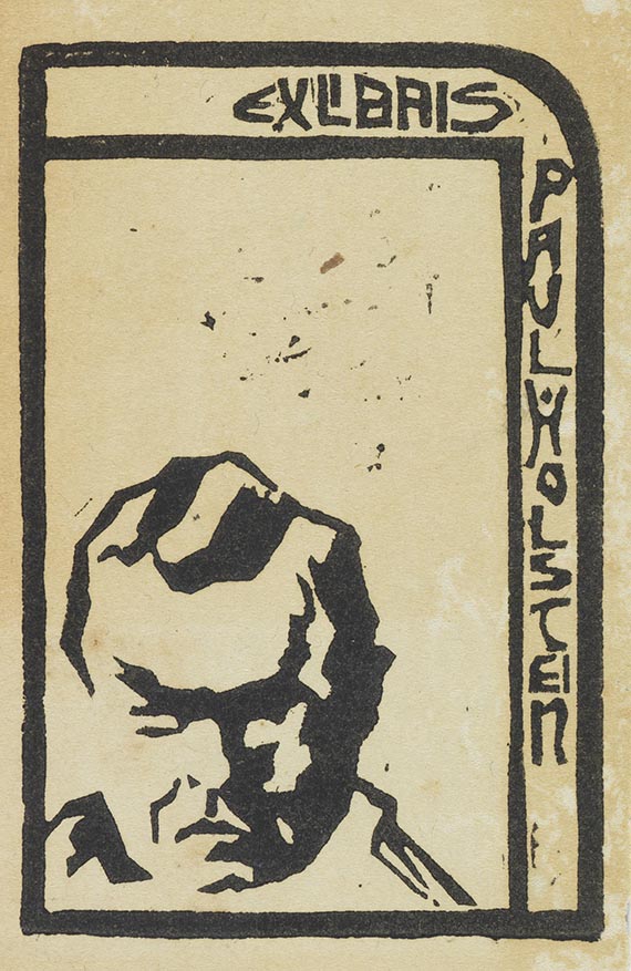 Schmidt-Rottluff - Exlibris: Paul Holstein