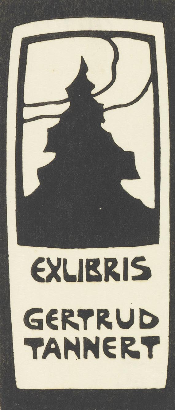 Fritz Bleyl - Exlibris: Gertrud Tannert