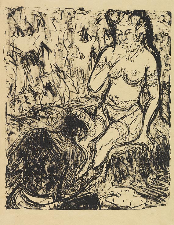 Ernst Ludwig Kirchner - Bilder zum Drama "Sakuntula" von Kalisada - Weitere Abbildung