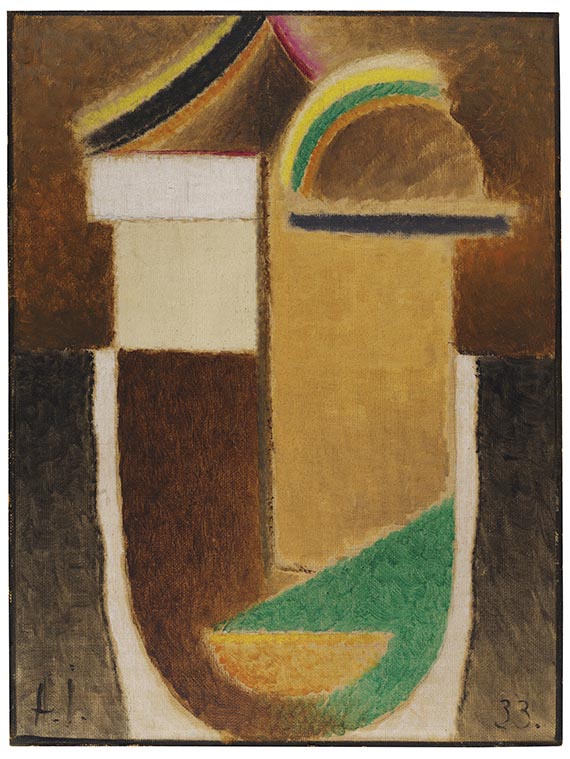 Alexej von Jawlensky - Abstrakter Kopf (Konstruktiver Kopf)