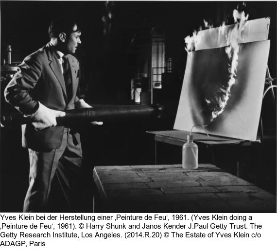 Yves Klein - Peinture de Feu Coleur, sans titre,(FC 11) - Weitere Abbildung