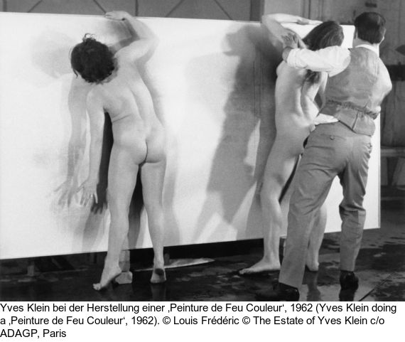 Yves Klein - Peinture de Feu Coleur, sans titre,(FC 11)