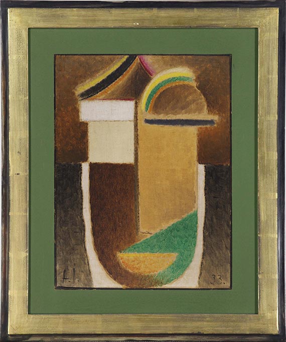Alexej von Jawlensky - Abstrakter Kopf (Konstruktiver Kopf) - Rahmenbild