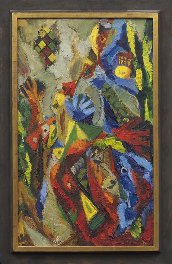 Ernst Wilhelm Nay - Himmlische Botschaft - Rahmenbild