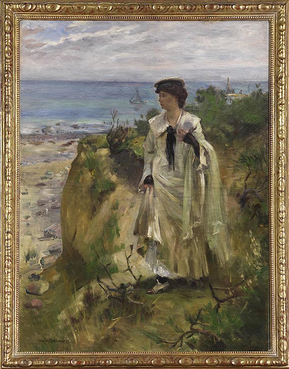 Lovis Corinth - Am Ostseestrand - Rahmenbild