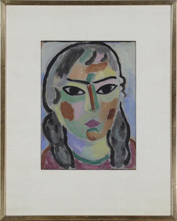 Alexej von Jawlensky - Mädchen - Rahmenbild