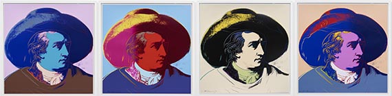 Andy Warhol - Goethe - Rahmenbild