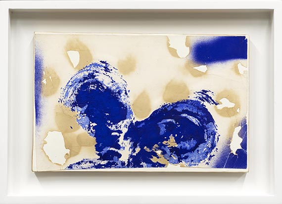 Yves Klein - Peinture de Feu Coleur, sans titre,(FC 11) - Rahmenbild