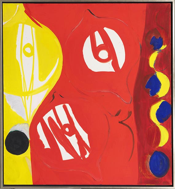 Ernst Wilhelm Nay - Rot in Rot II - Rahmenbild