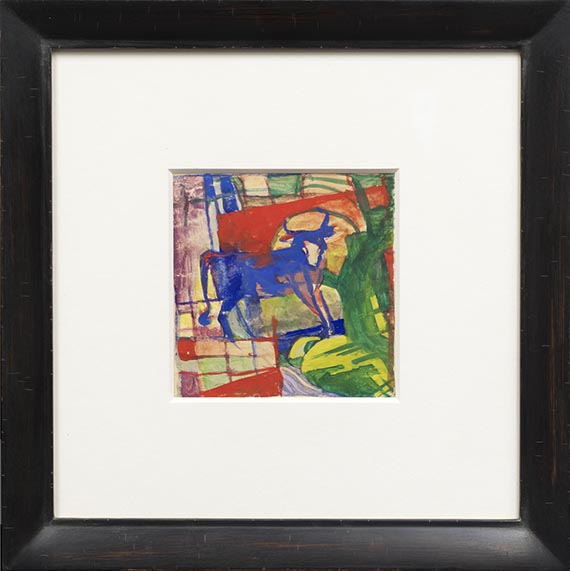 Franz Marc - Blaue Kuh - Rahmenbild