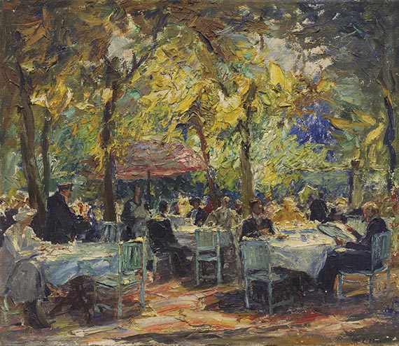 Otto Pippel - Kaffeegarten in München