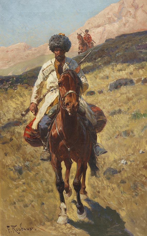Franz Roubaud - Kaukasische Reiter