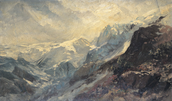Edward Theodore Compton - Gletscherlandschaft