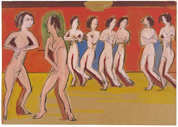 Ernst Ludwig Kirchner - Tanzschule Wigman