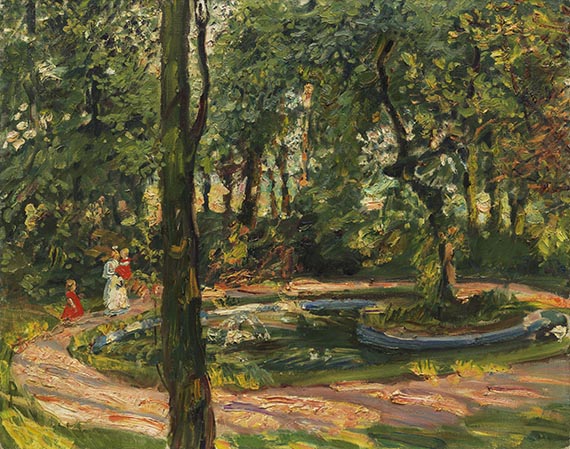 Max Slevogt - Kinder am Weiher (Garten in Godramstein)