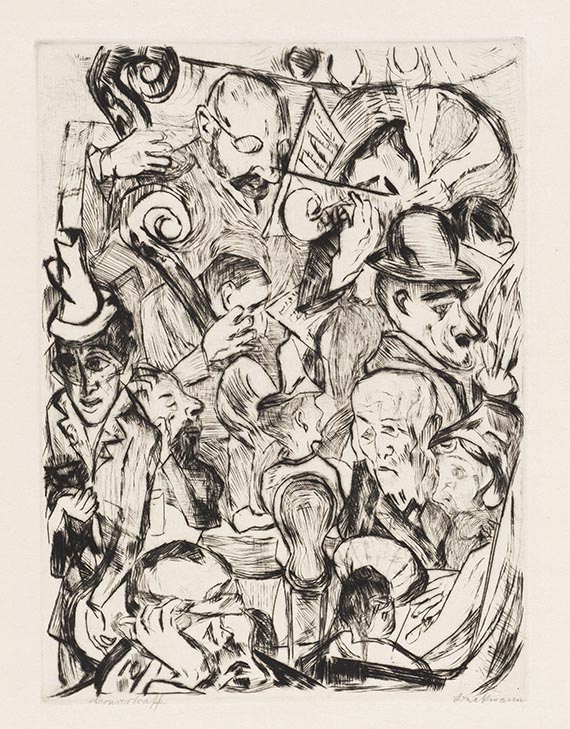 Max Beckmann - Gesichter - Weitere Abbildung