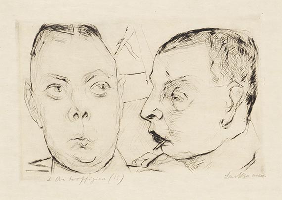 Max Beckmann - Gesichter - Weitere Abbildung
