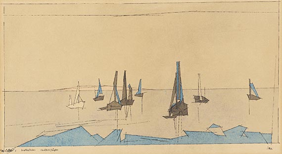 Lyonel Feininger - Bretonische Sardinenfänger