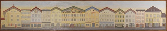 Carl Grossberg - Marktstraße in Bad Tölz - Rahmenbild