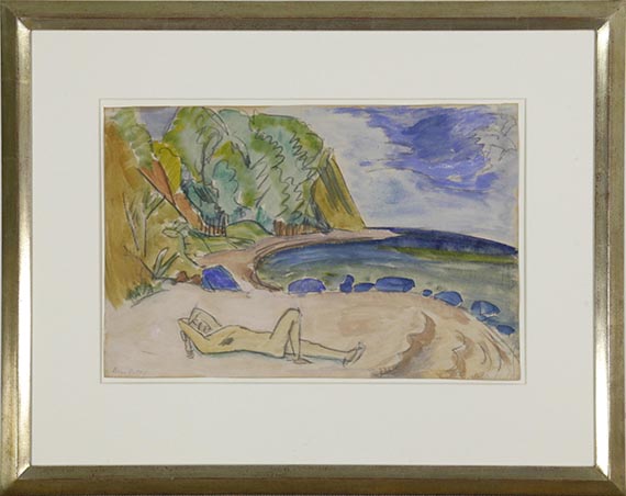 Erich Heckel - Am Meer (Strand) - Rahmenbild