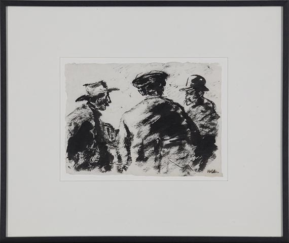 Emil Nolde - Marktleute - Rahmenbild