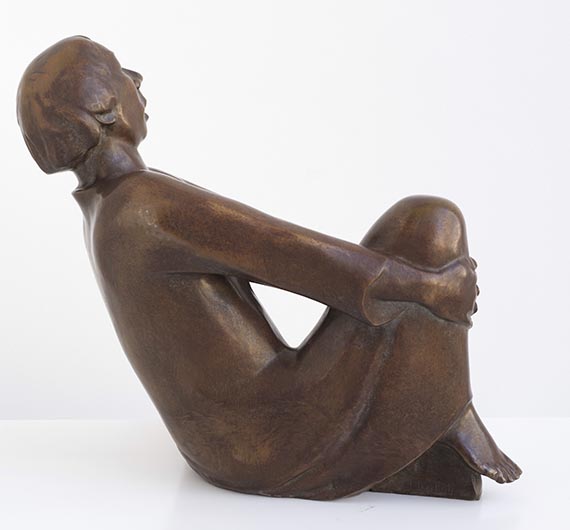 Ernst Barlach - Der singende Mann - Rückseite