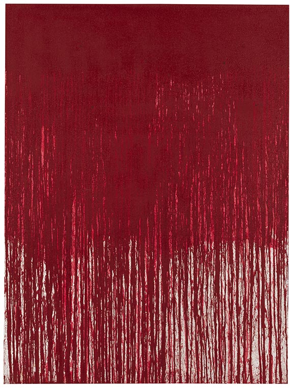 Hermann Nitsch - Schüttbild (Rot)