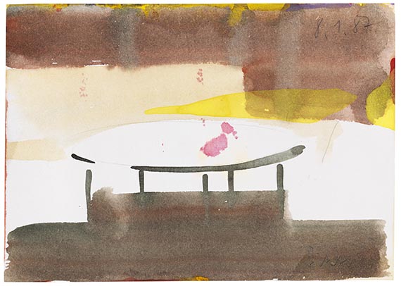 Gerhard Richter - Tisch (8.1.87)