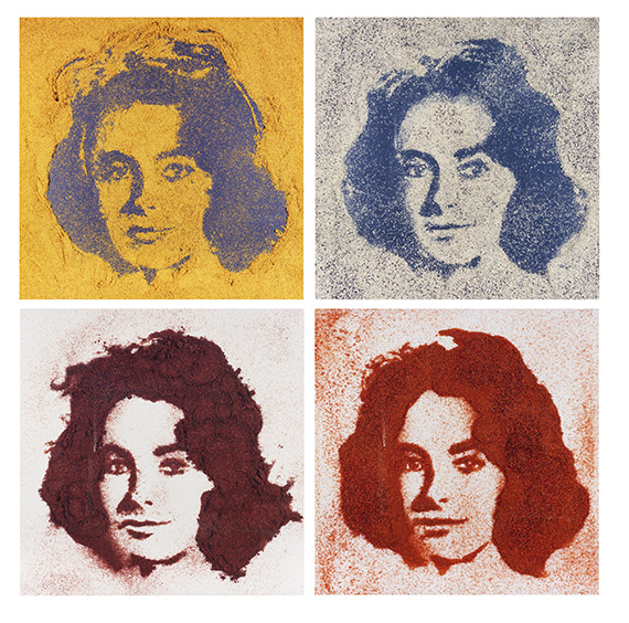 Vik Muniz - Liz (After Warhol)