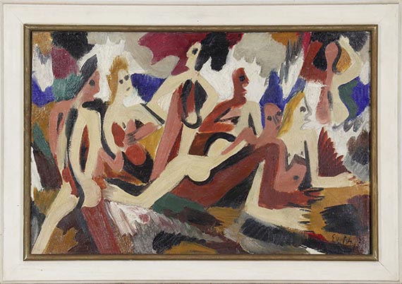 Ernst Wilhelm Nay - Menschenschicksale II - Rahmenbild