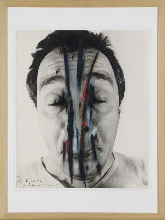 Arnulf Rainer - Don't kiss me - Rahmenbild