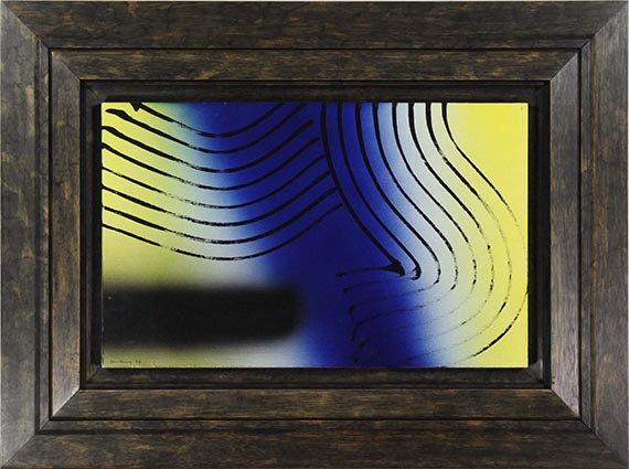 Hans Hartung - T 1977 - H 50 - Rahmenbild