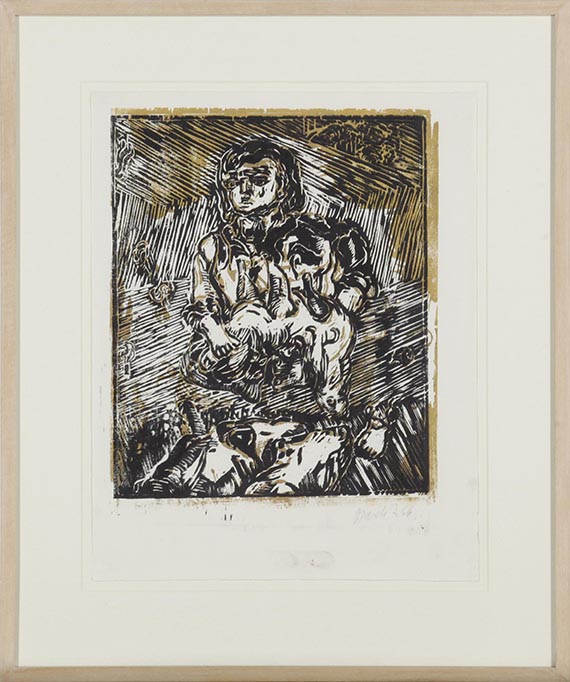 Georg Baselitz - Ohne Titel - Rahmenbild