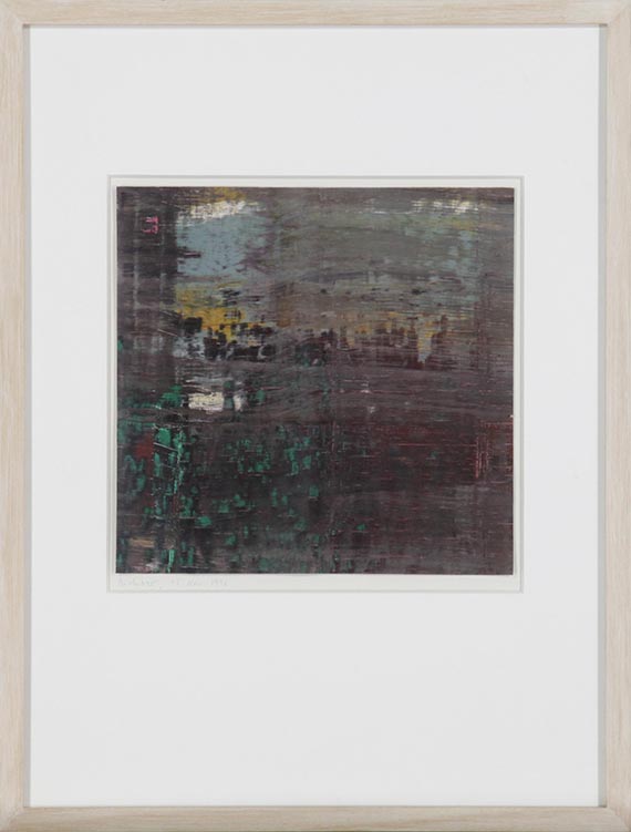 Gerhard Richter - 15. Nov. 1996 (Teil des verworfenen Abstrakten Bildes 802-4) - Rahmenbild