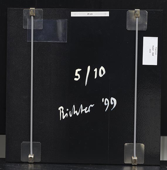 Gerhard Richter - Schwarz, Rot, Gold III - Rückseite