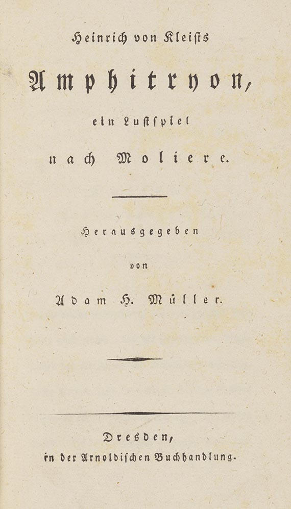 Heinrich von Kleist - Amphitryon - Weitere Abbildung