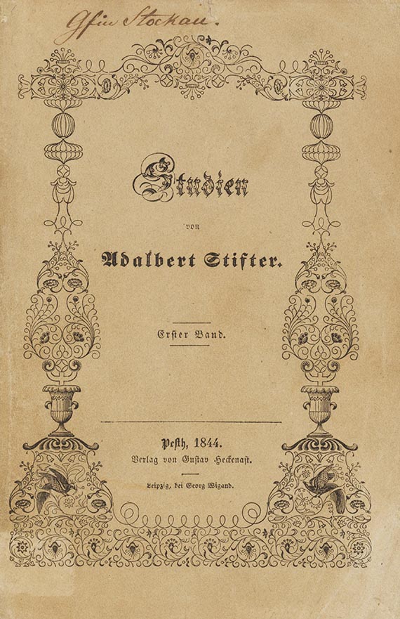 Adalbert Stifter - Studien. 6 Bde. in 3 Kassetten