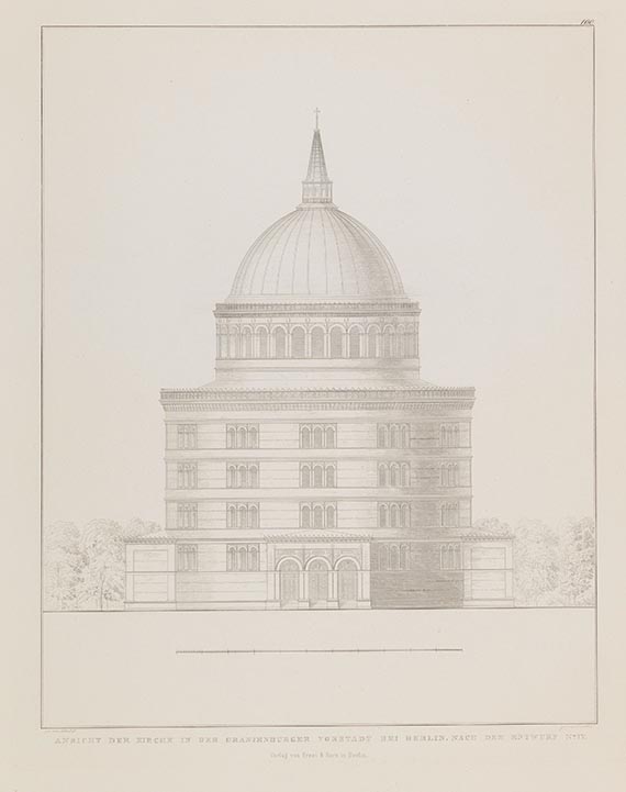 Karl Friedrich Schinkel - (Baukunst). Architekton. Entwürfe