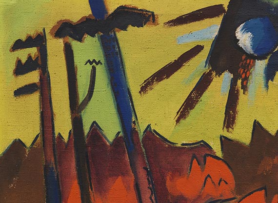 Karl Schmidt-Rottluff - Junger Wald und Sonne