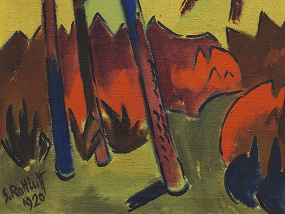 Karl Schmidt-Rottluff - Junger Wald und Sonne