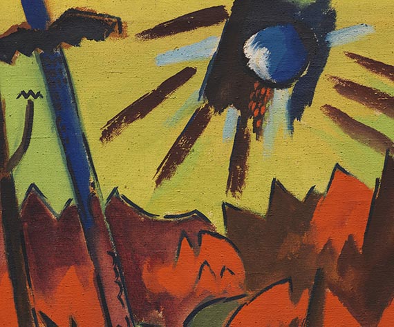 Karl Schmidt-Rottluff - Junger Wald und Sonne - Weitere Abbildung