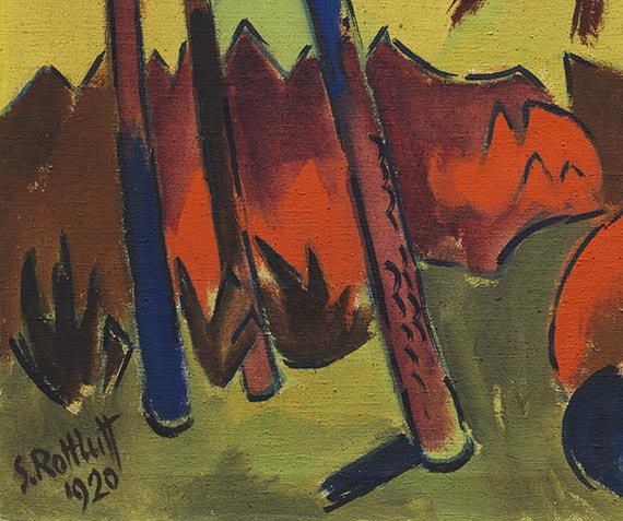 Karl Schmidt-Rottluff - Junger Wald und Sonne