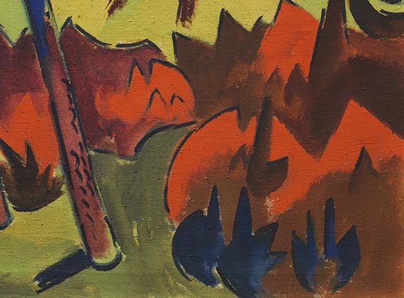 Karl Schmidt-Rottluff - Junger Wald und Sonne - Weitere Abbildung